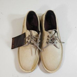 New Uwezo Women Calf Hair Oxford Shoes Size 9